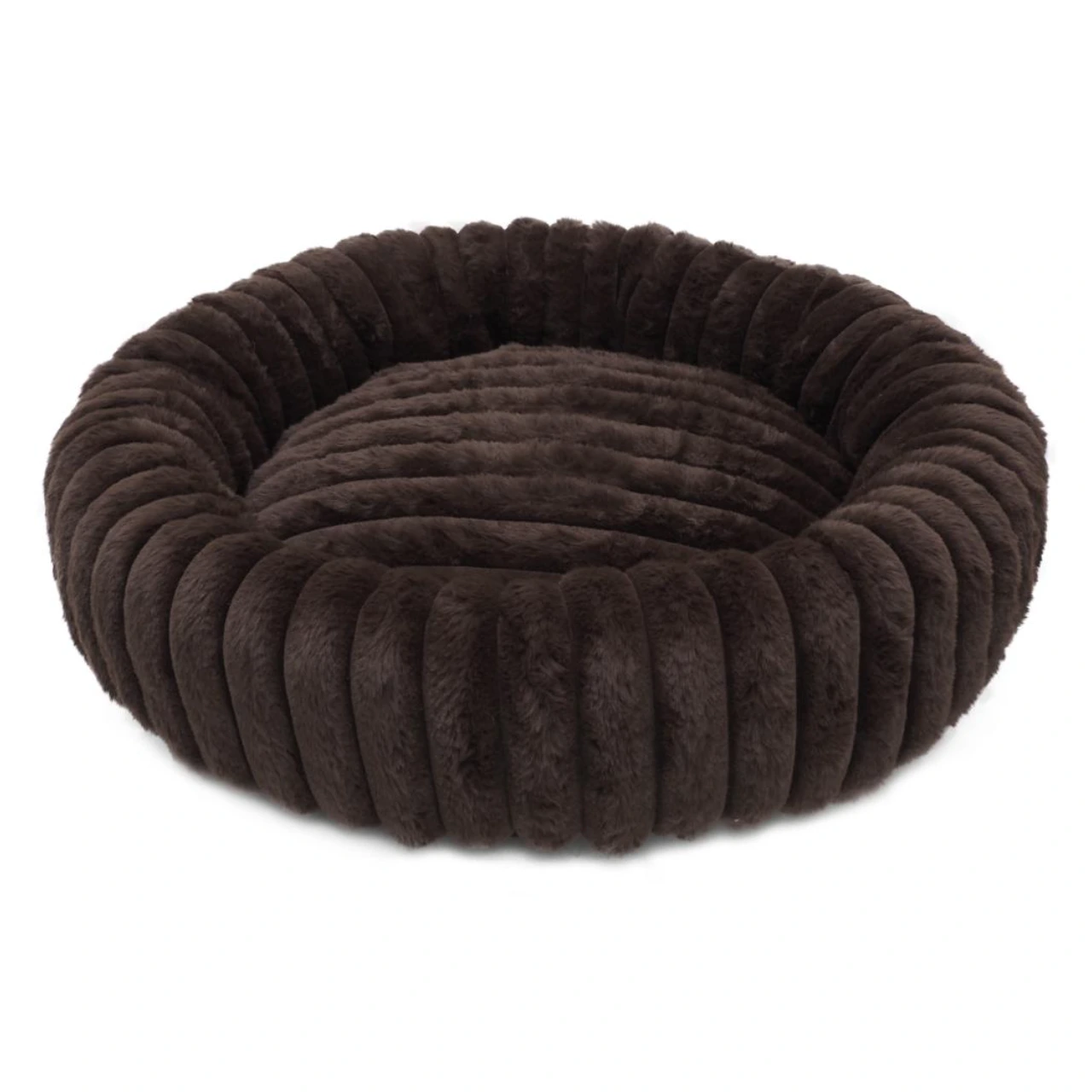 Nordic Paws Ripple Comfort hundeseng M Espresso 76,5 x 76,5 x 18,5 cm